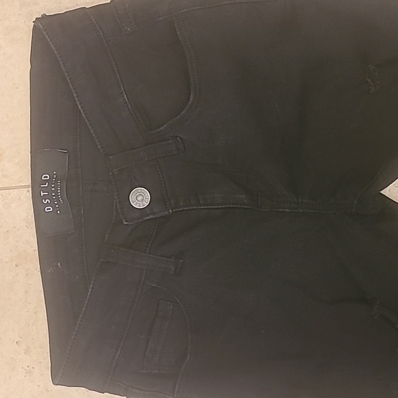 DSTLD black distressed jeans size 24x28 - Picture 4 of 4